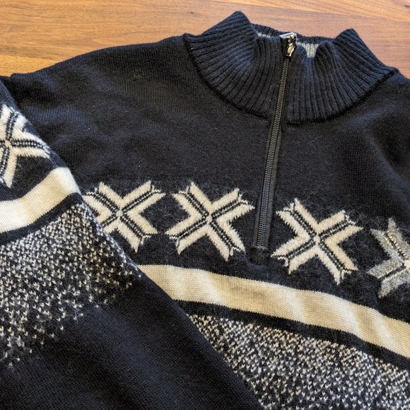 DALE OF NORWAY sweater for the Norwegian Olympic team XXL MERINO WOOL - Picture 6 of 8